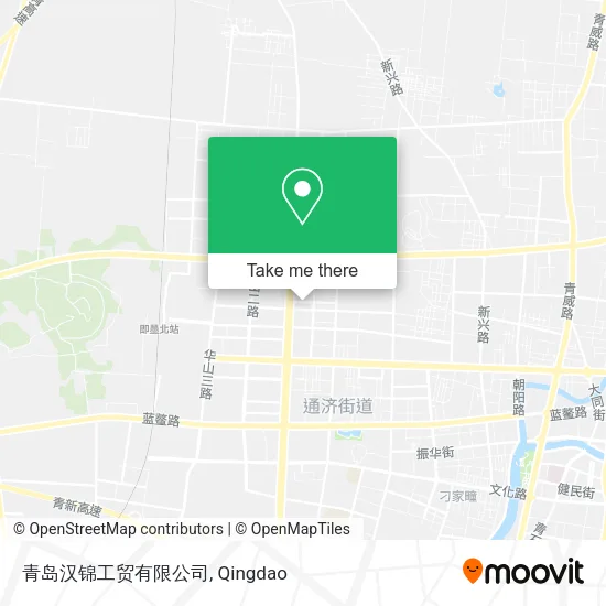 青岛汉锦工贸有限公司 map