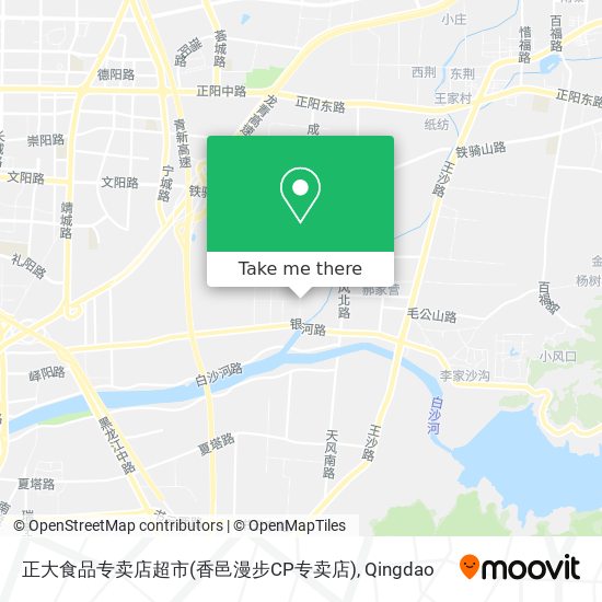 正大食品专卖店超市(香邑漫步CP专卖店) map