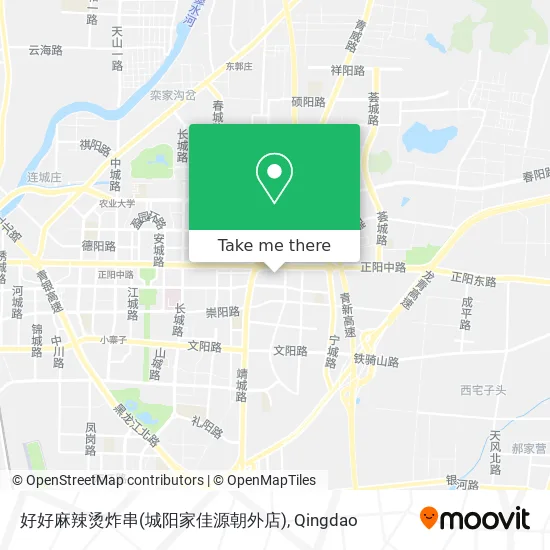 好好麻辣烫炸串(城阳家佳源朝外店) map