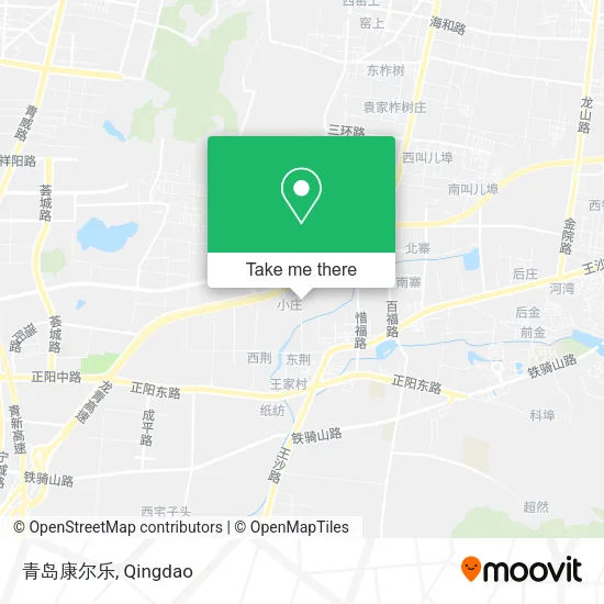青岛康尔乐 map