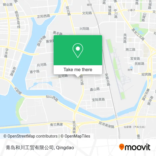 青岛和川工贸有限公司 map