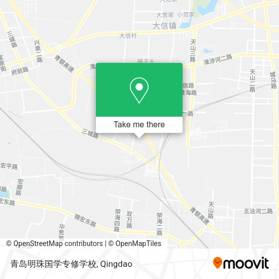 青岛明珠国学专修学校 map