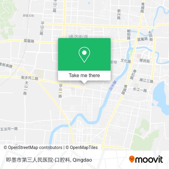即墨市第三人民医院-口腔科 map