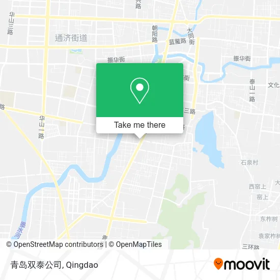 青岛双泰公司 map