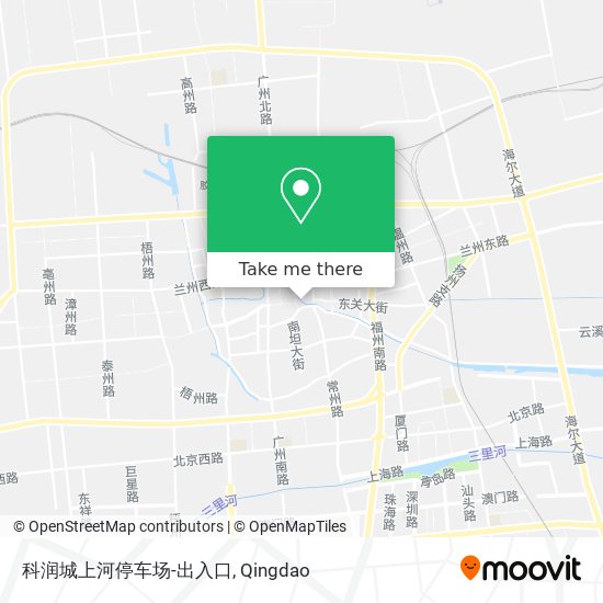 科润城上河停车场-出入口 map