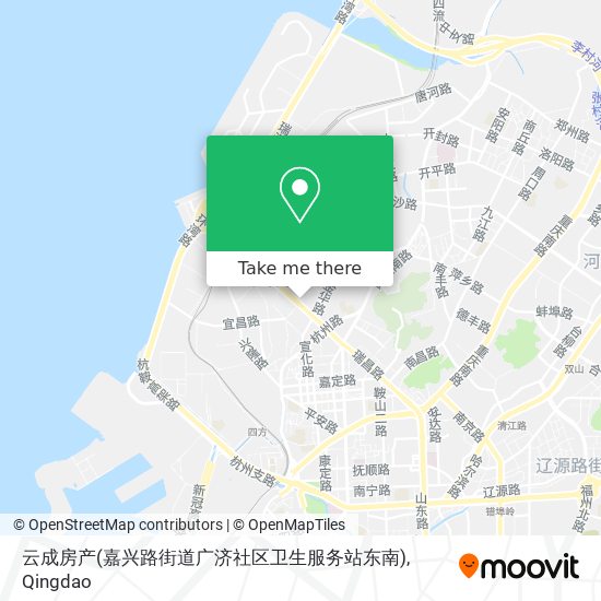 云成房产(嘉兴路街道广济社区卫生服务站东南) map