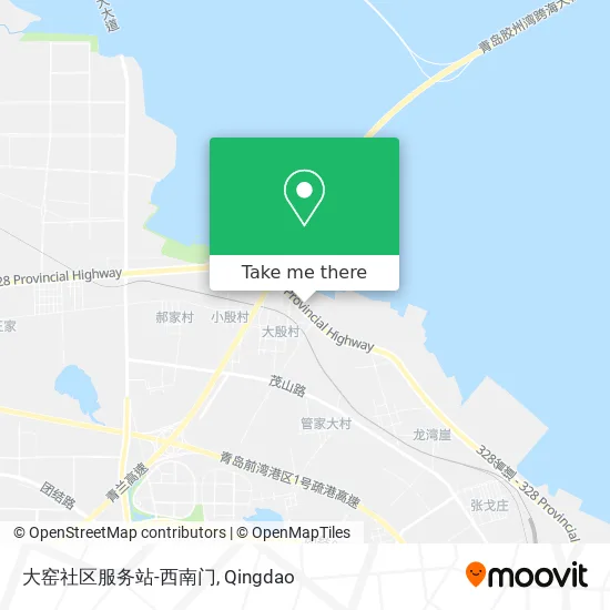 大窑社区服务站-西南门 map