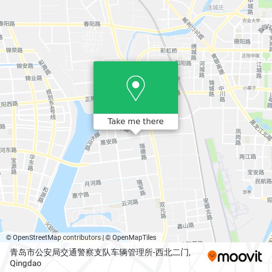 青岛市公安局交通警察支队车辆管理所-西北二门 map