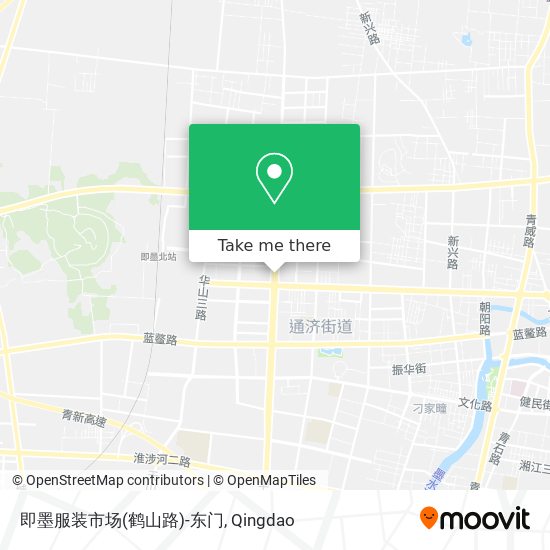 即墨服装市场(鹤山路)-东门 map