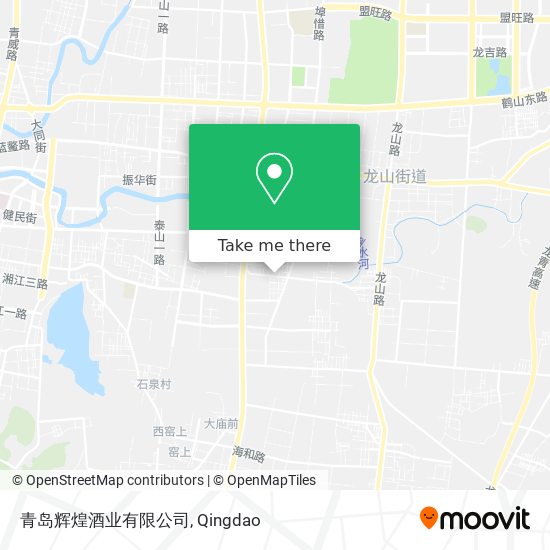 青岛辉煌酒业有限公司 map