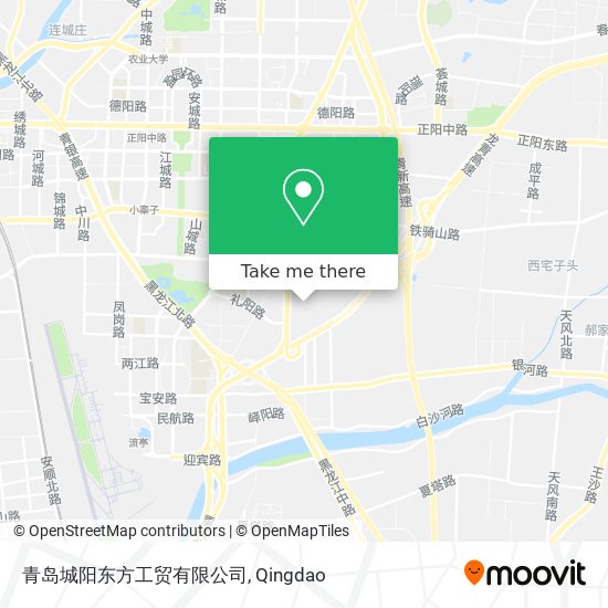 青岛城阳东方工贸有限公司 map