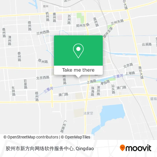 胶州市新方向网络软件服务中心 map