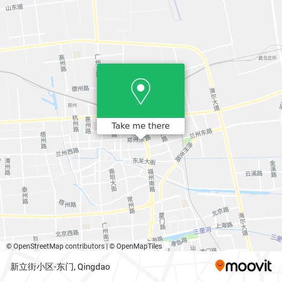 新立街小区-东门 map