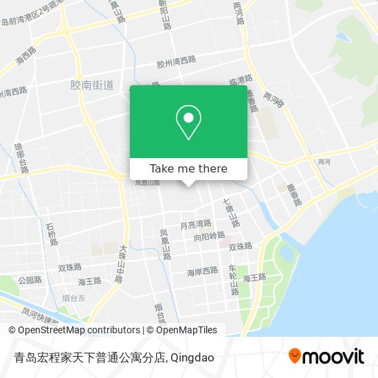 青岛宏程家天下普通公寓分店 map