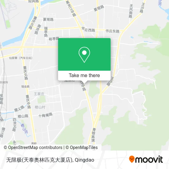 无限极(天泰奥林匹克大厦店) map