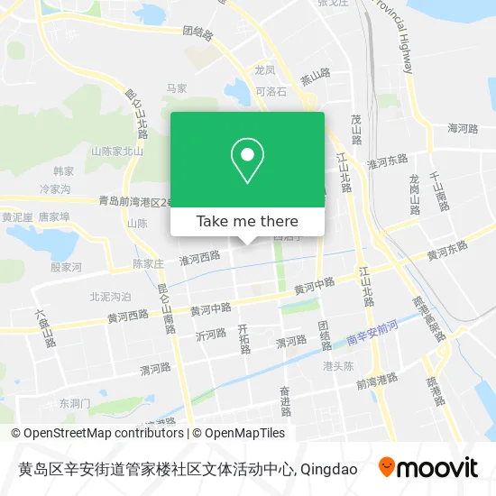 黄岛区辛安街道管家楼社区文体活动中心 map