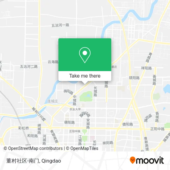 董村社区-南门 map