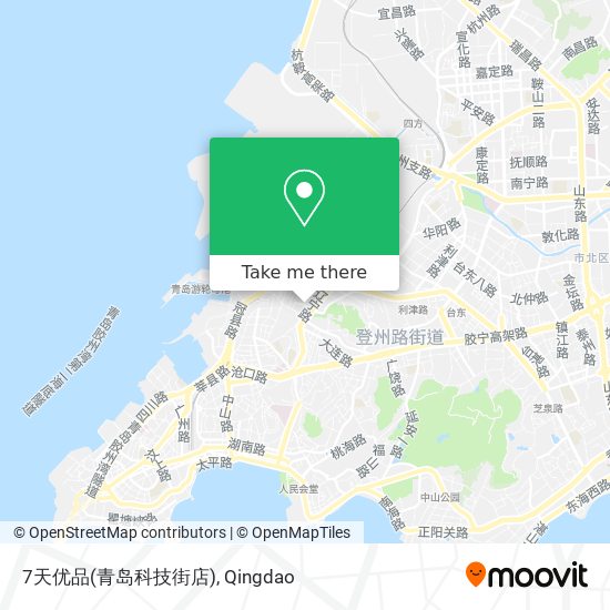 7天优品(青岛科技街店) map