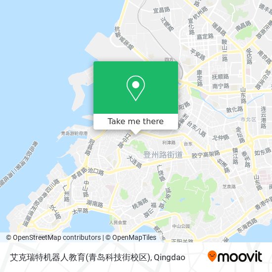 艾克瑞特机器人教育(青岛科技街校区) map