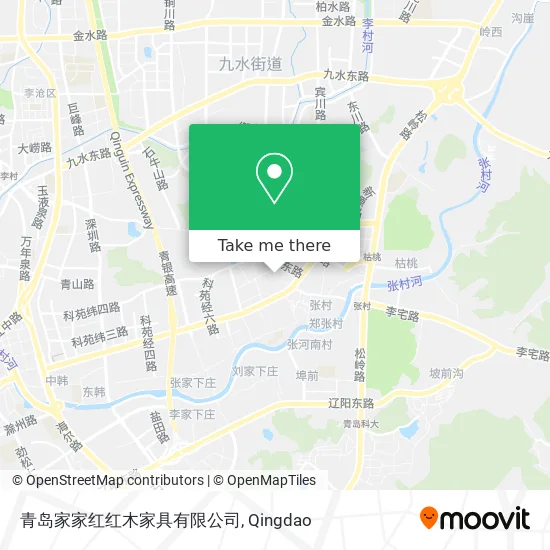 青岛家家红红木家具有限公司 map