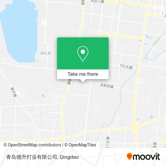 青岛德升灯业有限公司 map