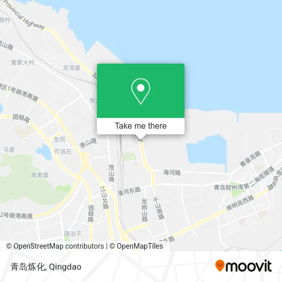 青岛炼化 map