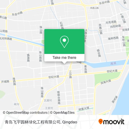 青岛飞宇园林绿化工程有限公司 map