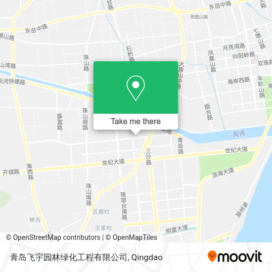 青岛飞宇园林绿化工程有限公司 map