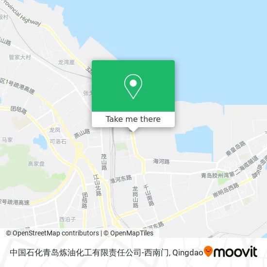 中国石化青岛炼油化工有限责任公司-西南门 map