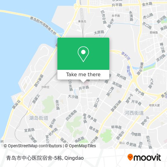 青岛市中心医院宿舍-5栋 map