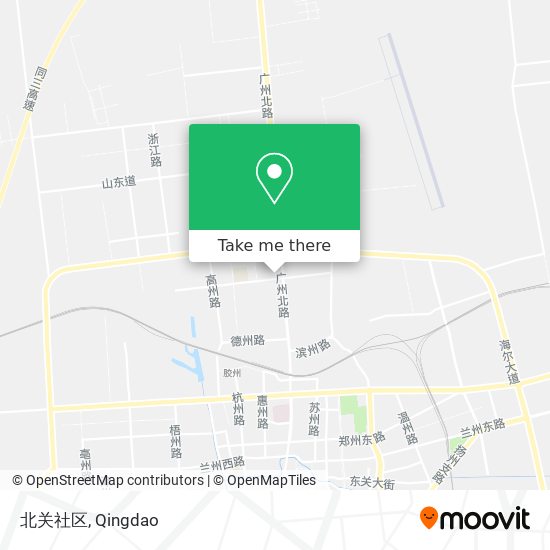 北关社区 map