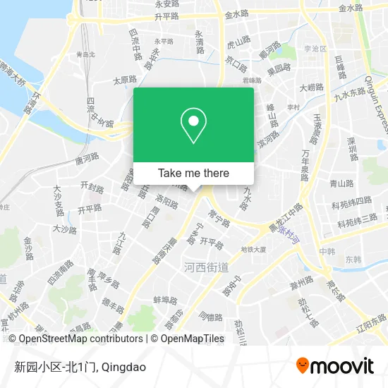 新园小区-北1门 map