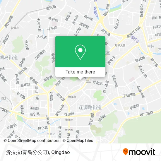 货拉拉(青岛分公司) map