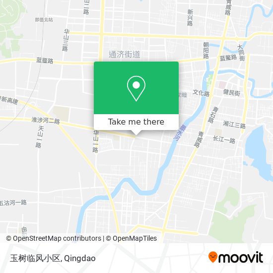 玉树临风小区 map