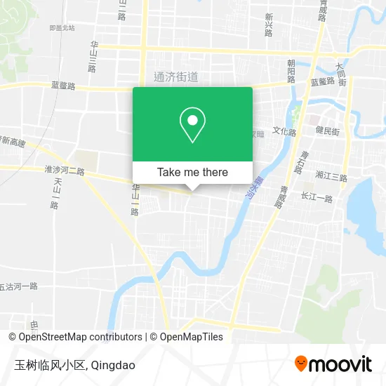 玉树临风小区 map