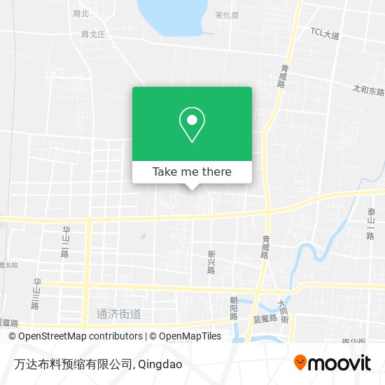 万达布料预缩有限公司 map