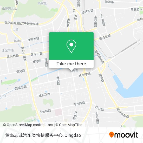 黄岛志诚汽车类快捷服务中心 map