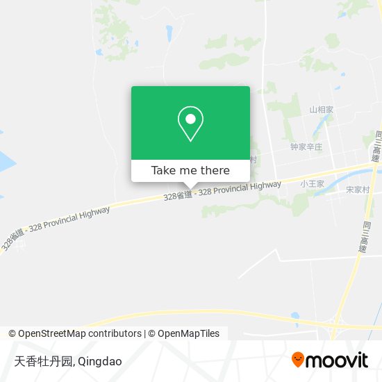 天香牡丹园 map