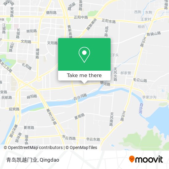 青岛凯越门业 map