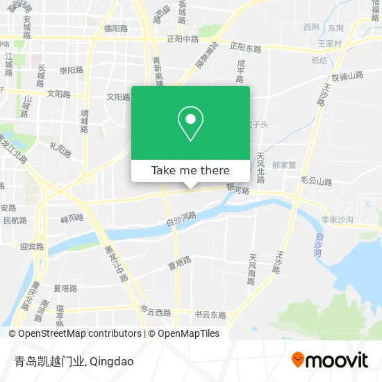 青岛凯越门业 map