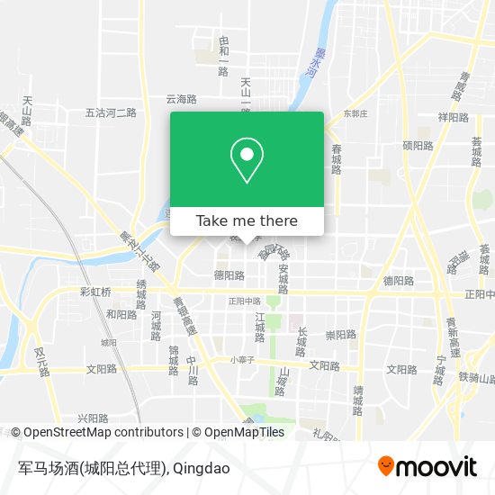 军马场酒(城阳总代理) map