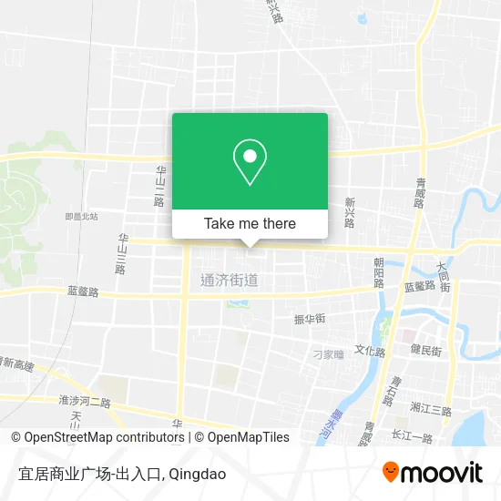 宜居商业广场-出入口 map