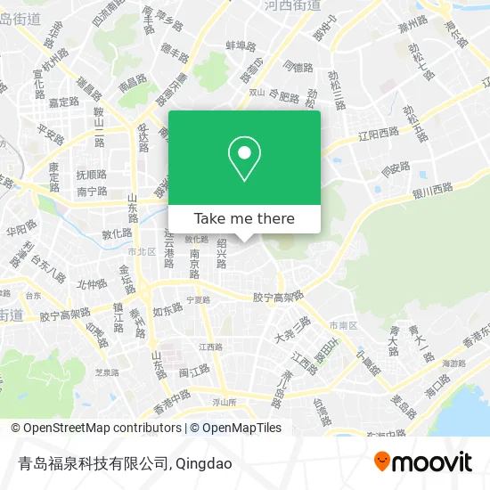 青岛福泉科技有限公司 map