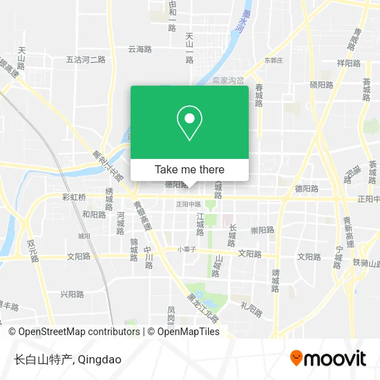 长白山特产 map