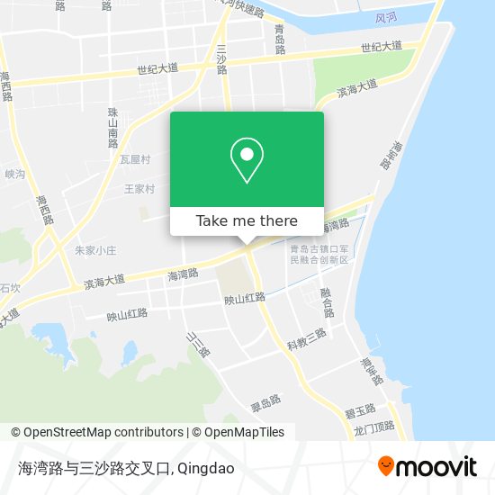 海湾路与三沙路交叉口 map