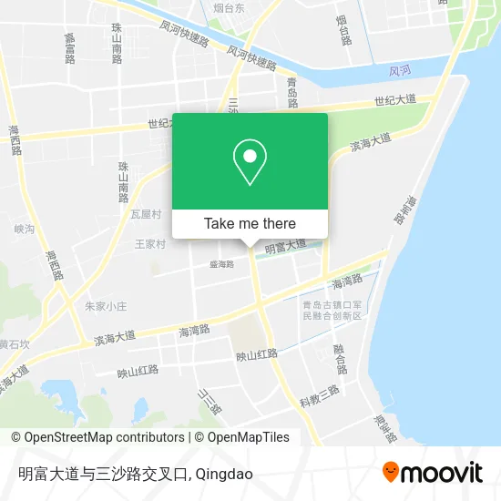 明富大道与三沙路交叉口 map