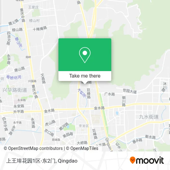 上王埠花园1区-东2门 map