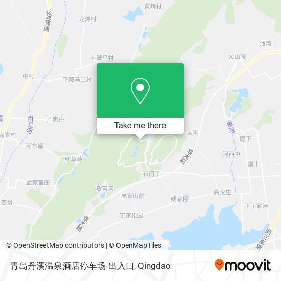 青岛丹溪温泉酒店停车场-出入口 map