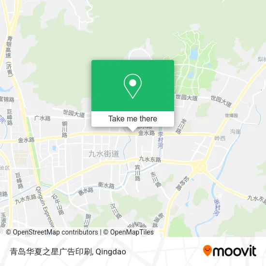 青岛华夏之星广告印刷 map