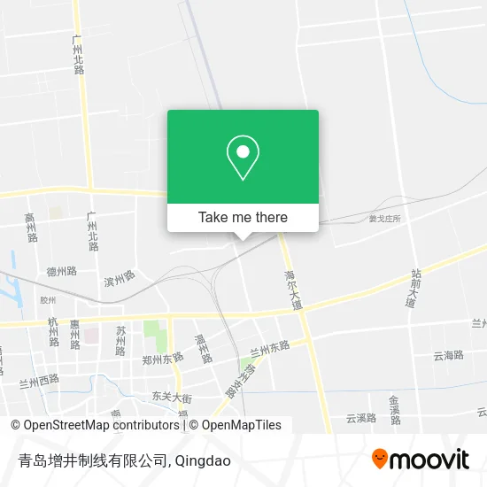 青岛增井制线有限公司 map